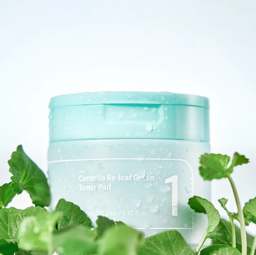 Numbuzin - No.1 Centella Re-leaf Green Toner Pad (190ml/70 Pads)