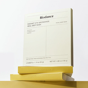 Biodance - Radiant Vita Niacinamide Real Deep Mask (34g X 4 unidades)