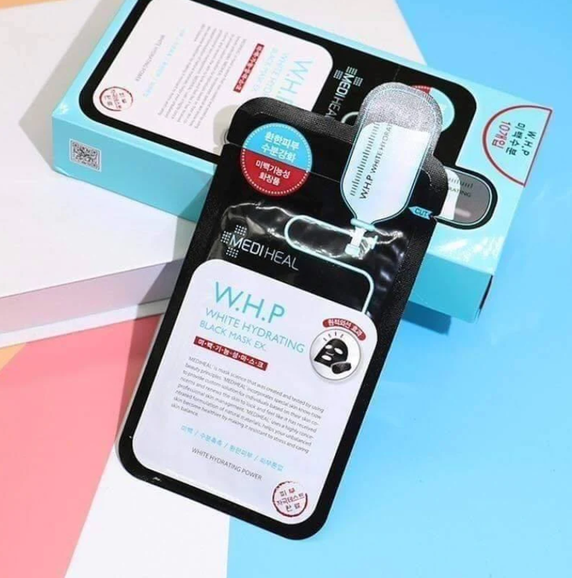 Mediheal - W.H.P White Hydrating Black Mask EX (25ml x 10 Unidades)