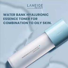 Laneige - Water Bank Blue Hyaluronic Essence Toner - Combination to Oily Skin (160ml)