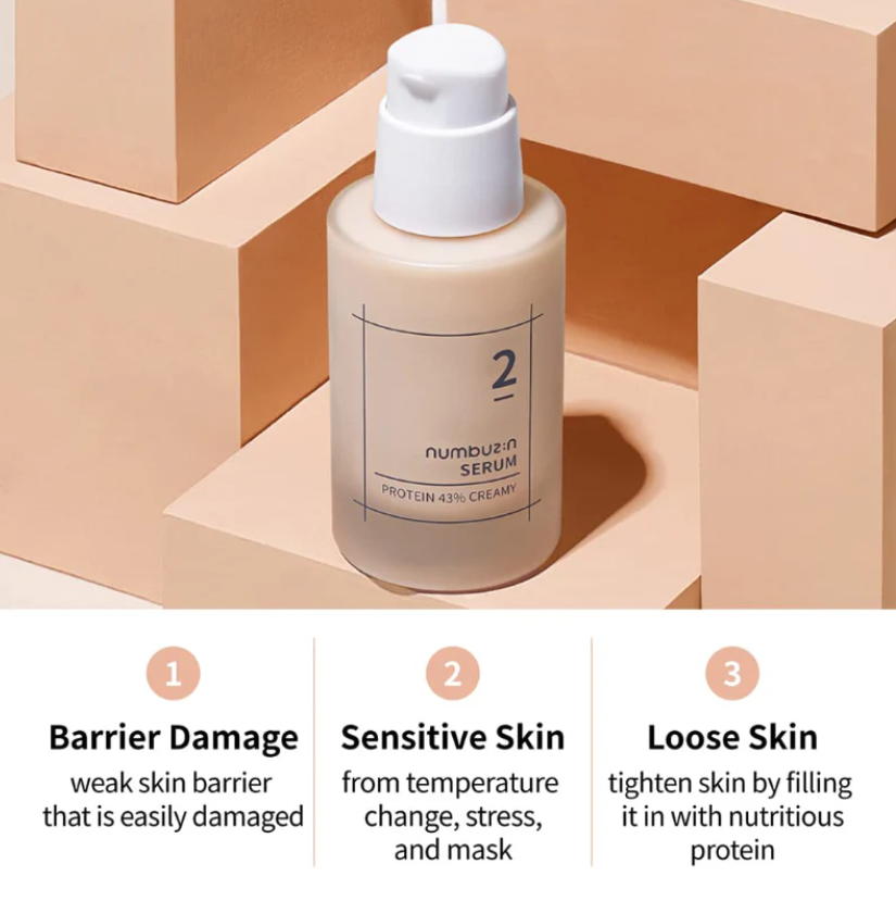 Numbuzin - No.2 Creamy 43% Protein Serum (50ml)