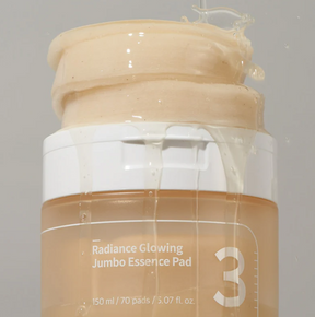 Numbuzin - No.3 Radiance Glowing Jumbo Essence Pad (150ml/70 Pads)