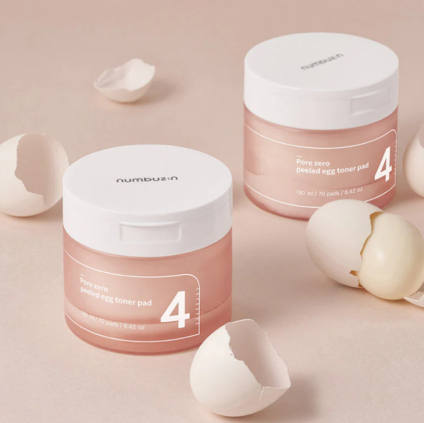 Numbuzin - No.4 Pore Zero Peeled Egg Toner Pad (70 Pads)