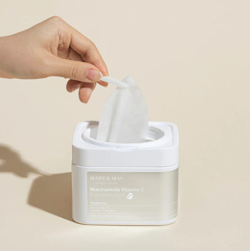 Mary & May - Niacinanide Vitamin C Brightening Sheets (30 Folhas)