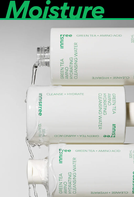 Innisfree - Green Tea Amino Hydrating Cleansing Water (320ml)
