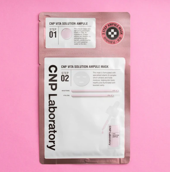 CNP - 2-Step Vita-Solution Ampule Mask (1 Unidade)