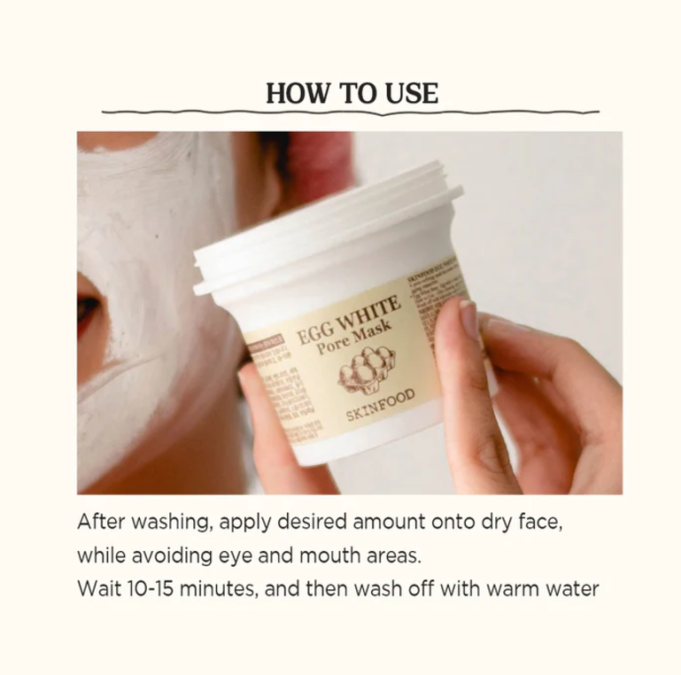 Skinfood - Egg White Pore Mask (120g)