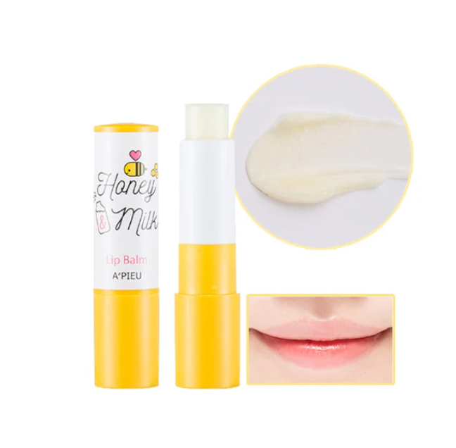 A'pieu - Honey & Milk Lip Balm (3.3g)