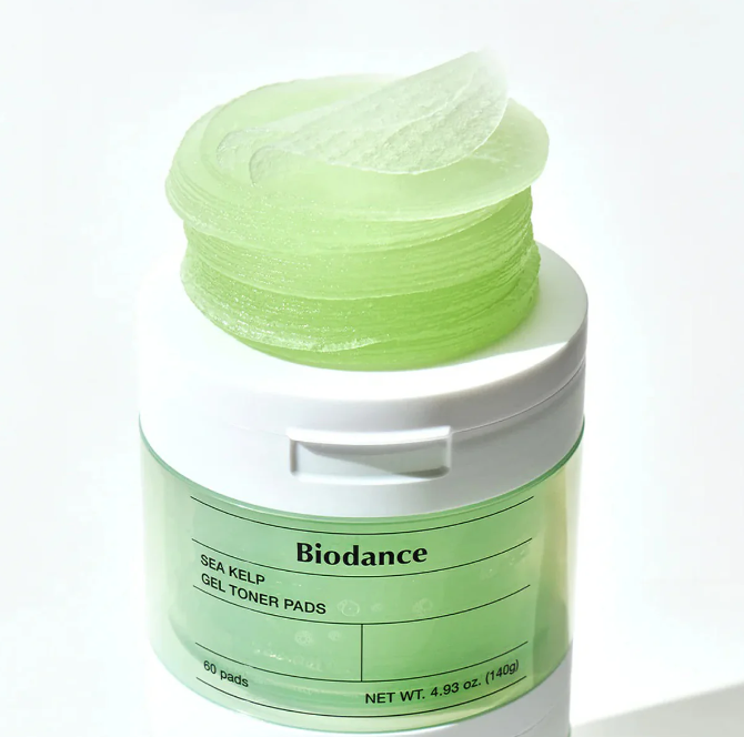 Biodance - Sea kelp Gel Toner Pads (140g/60 unidades)