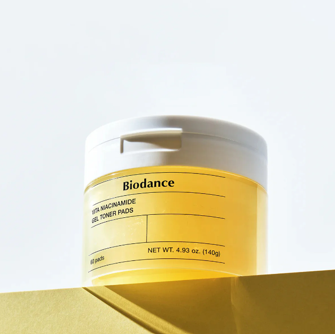 Biodance - Vita Niacinamide Gel Toner Pads (140g/60 unidades)