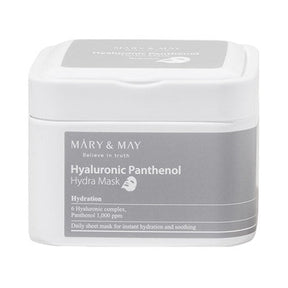 Mary & May - Hyaluronic Panthenol Hydra Mask Sheets (30 Folhas)