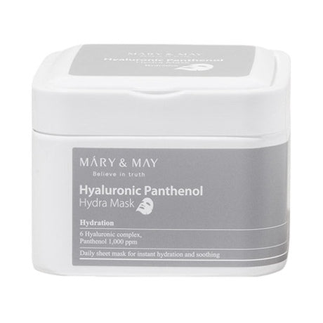 Mary & May - Hyaluronic Panthenol Hydra Mask Sheets (30 Folhas)