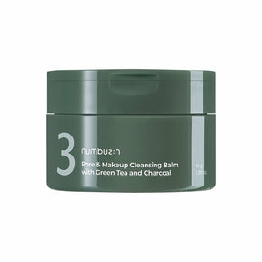Numbuzin - No.3 Pore & Makeup Cleansing Balm with Green Tea and Charcoal (85g)