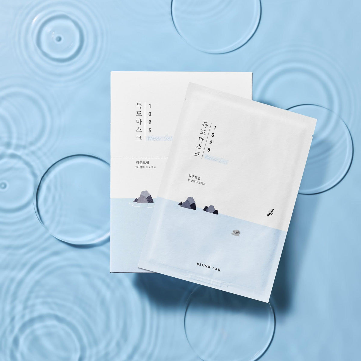 Round Lab - 1025 Dokdo Water Gel Mask Sheet (10 Unidades)