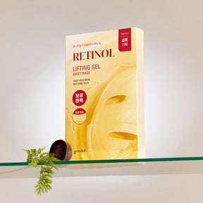 Goodal - Black Carrot Vita-A Retinol Lifting Gel Sheet Mask (4 Unidades)