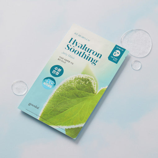 Goodal - Heartleaf Hyaluron Soothing Jelly Mask Sheet (5 Unidades)