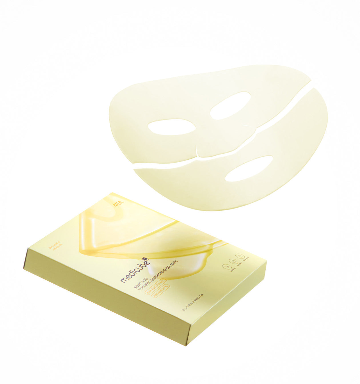 Medicube - Kojic Acid Turmeric Brightening Gel Mask (28g x 4 Unidades)