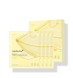 Medicube - Kojic Acid Turmeric Brightening Gel Mask (28g x 4 Unidades)