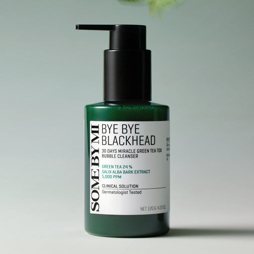 Some By Mi - Bye Bye Blackhead 30 Days Miracle Green Tea Tox Bubble Cleanser (120g)