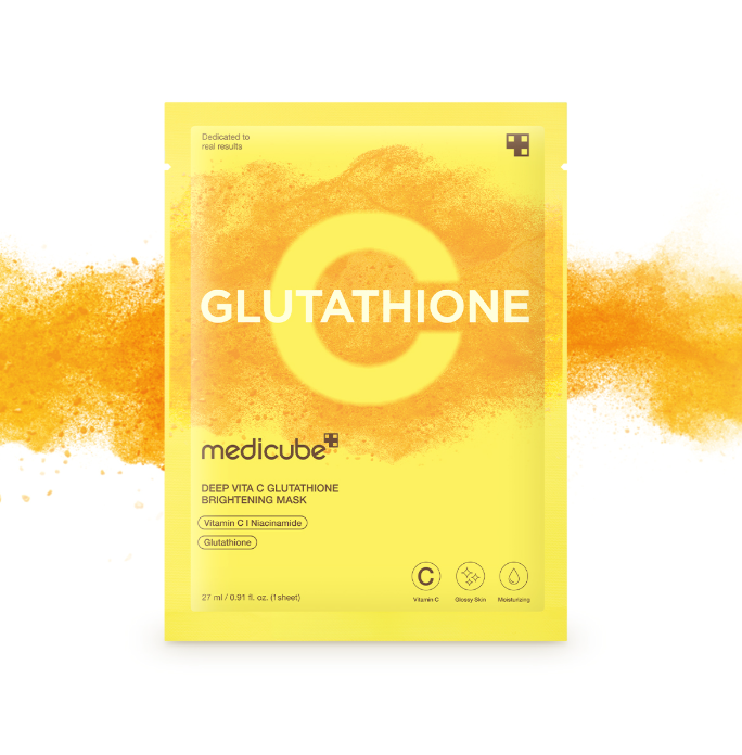 Medicube - Deep Vita C Glutathione Brightening Mask (27ml x 5 Unidades)