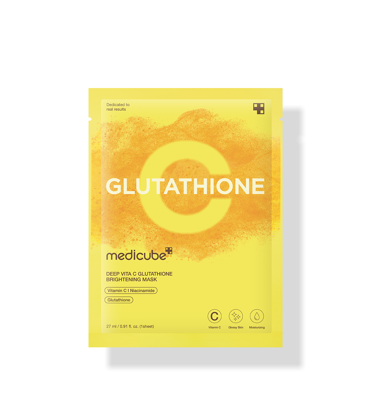 Medicube - Deep Vita C Glutathione Brightening Mask (27ml x 5 Unidades)