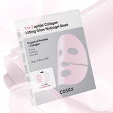 COSRX - The Peptide Collagen Lifting Glow Hydrogel Mask (34gx 3 unidades)