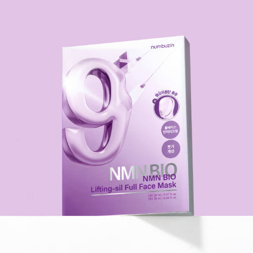 Numbuzin - No.9 NMN BIO Lifting-sil Full Face Mask  (4 unidades)