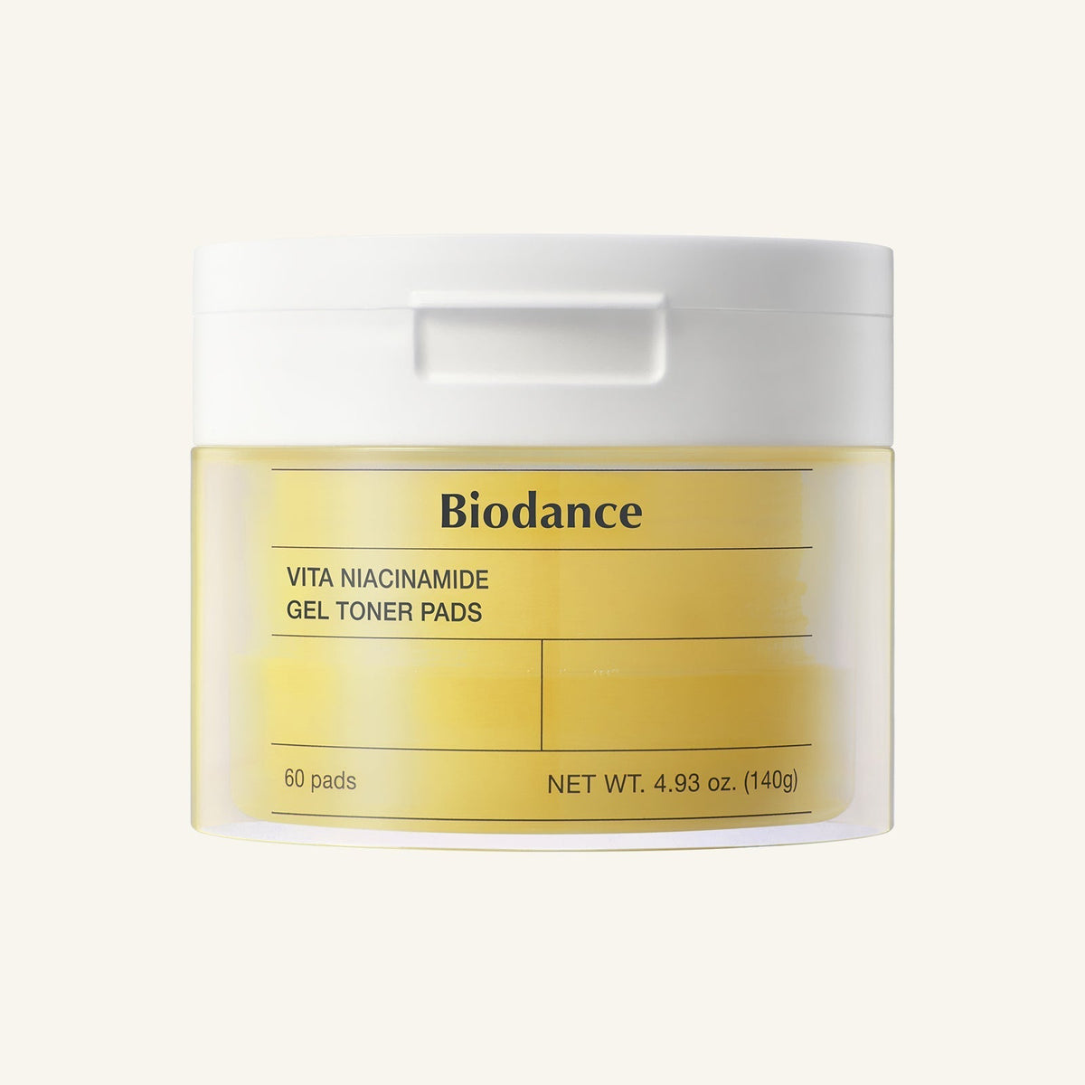 Biodance - Vita Niacinamide Gel Toner Pads (140g/60 unidades)