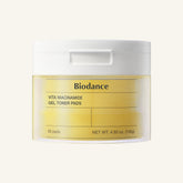 Biodance - Vita Niacinamide Gel Toner Pads (140g/60 unidades)