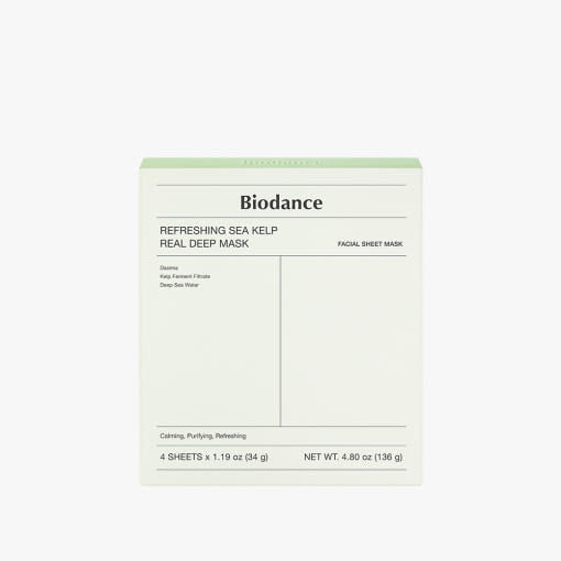 Biodance - Refreshing Sea Kelp Real Deep Mask (34g X 4 unidades)
